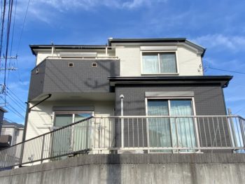 横浜市栄区K様邸 超低汚染リファイン艶消1000MS-IR外壁塗装